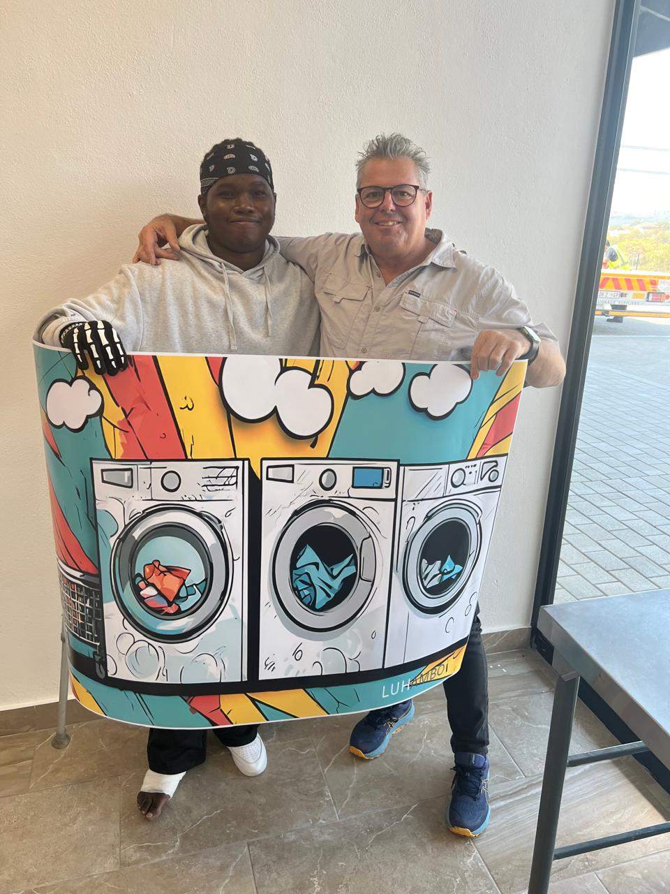 Laundromat Wallpaper Design Winner - Image 3